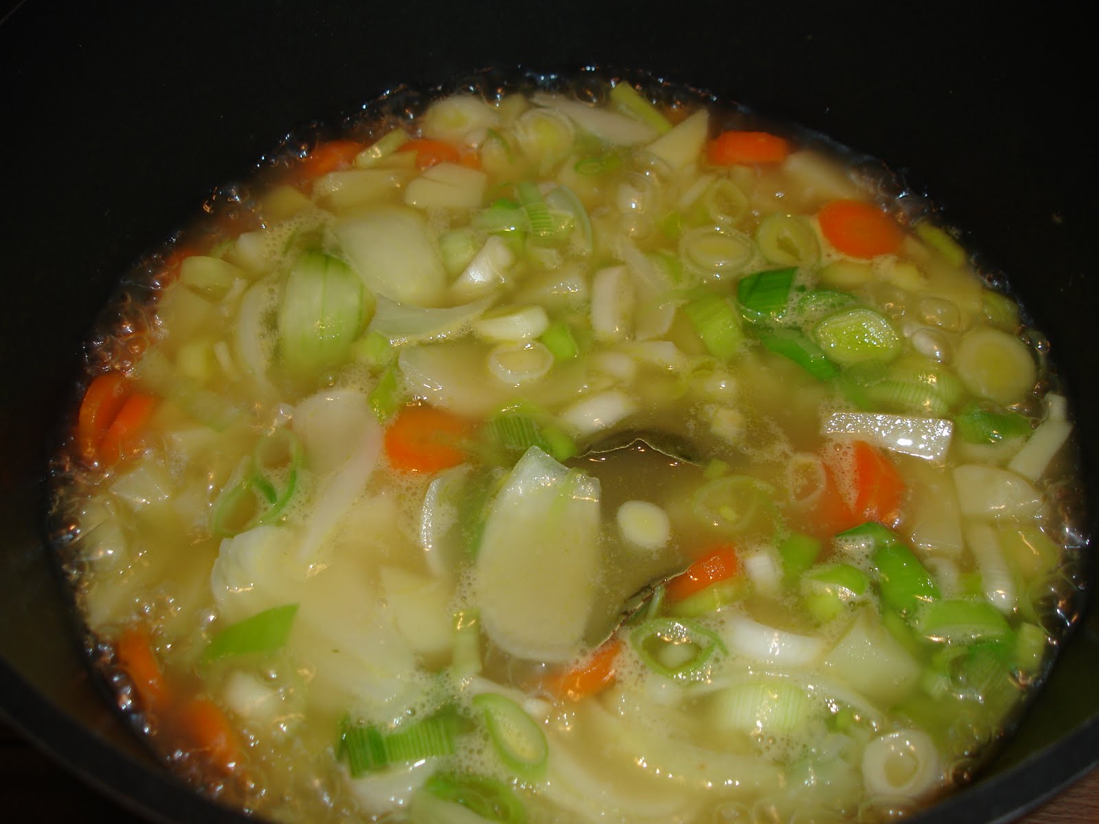 Kartoffel porresuppe
