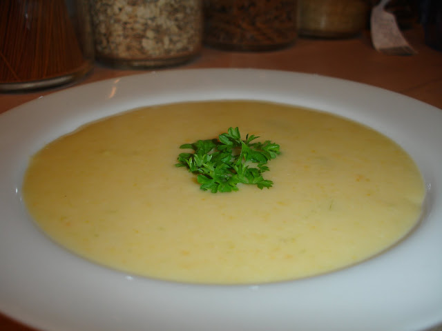 Kartoffel porresuppe