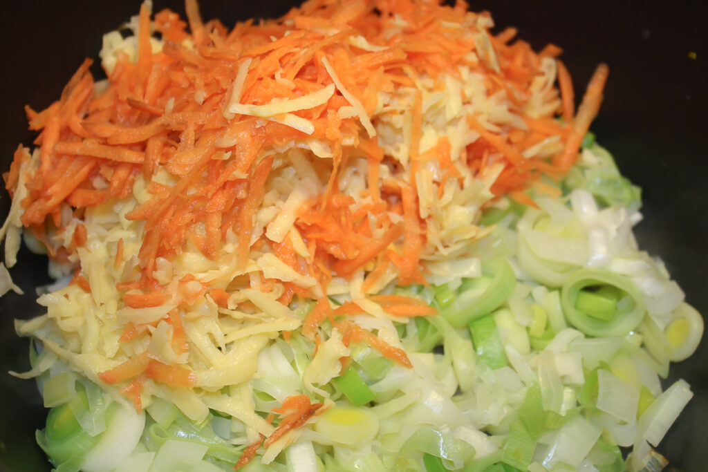 porrer, kartofler og gulerødder