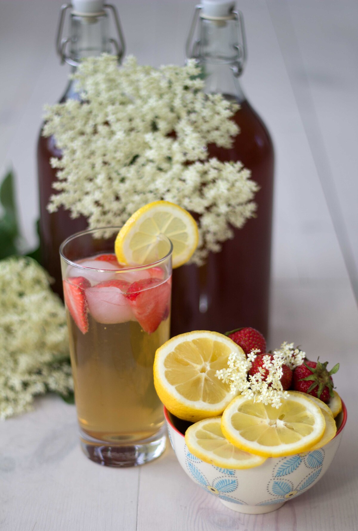 Hyldeblomstsaft uden citronsyre