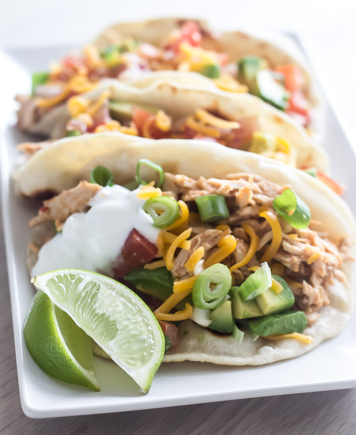 Bloede tacos med pulled turkey