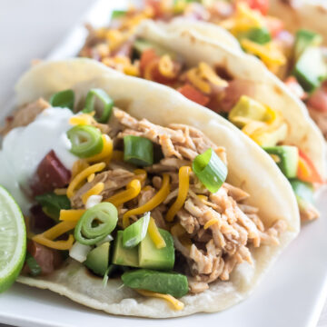 Bloede tacos med pulled turkey