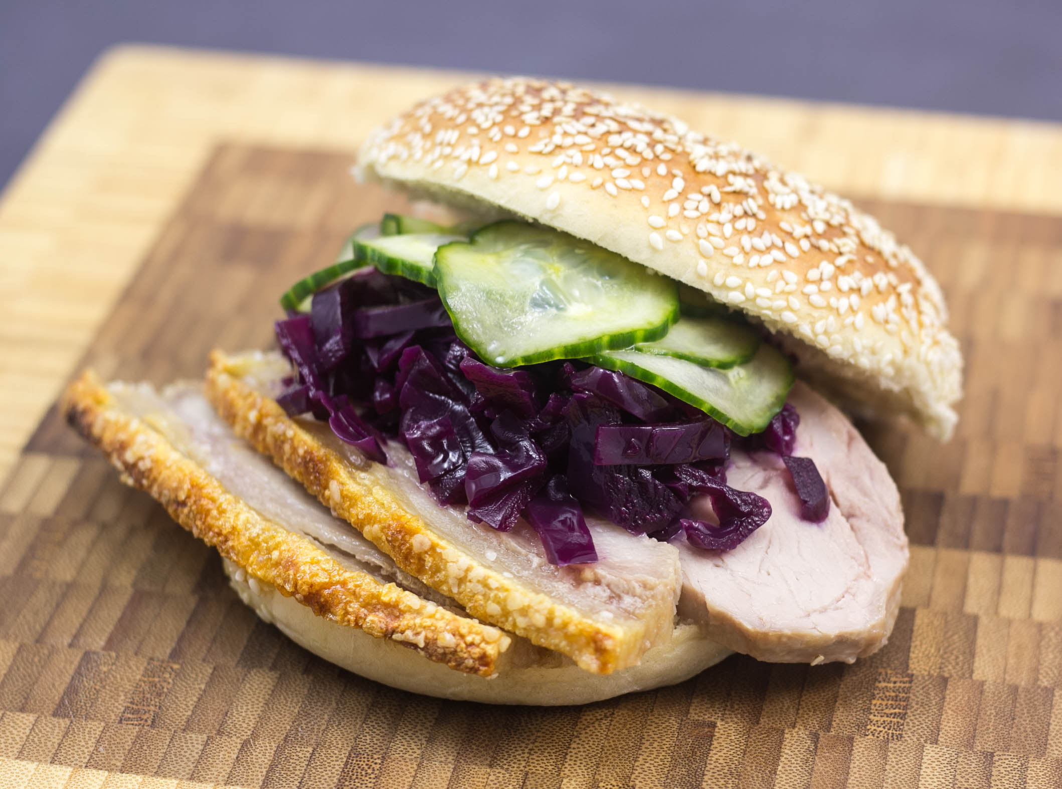 Klassisk Flæskestegssandwich