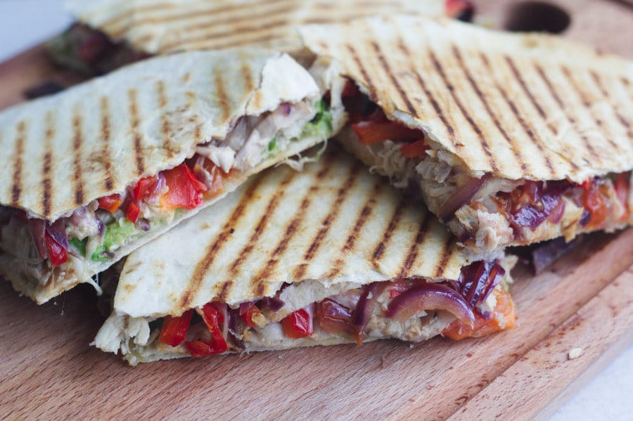 Quesadillas med kylling Nem opskrift på quesadillaa