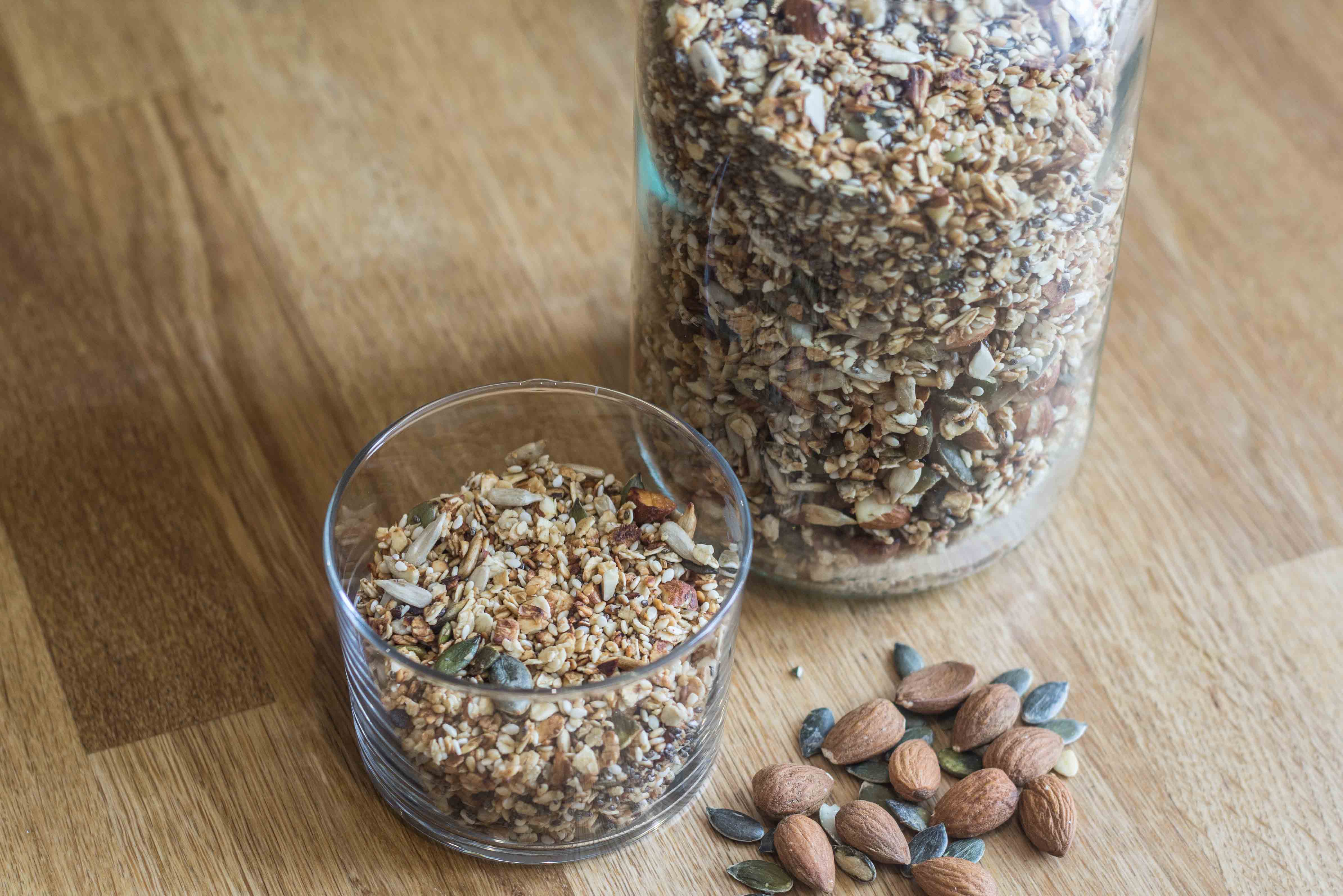 Opskrift på Hurtig og sprød granola på panden
