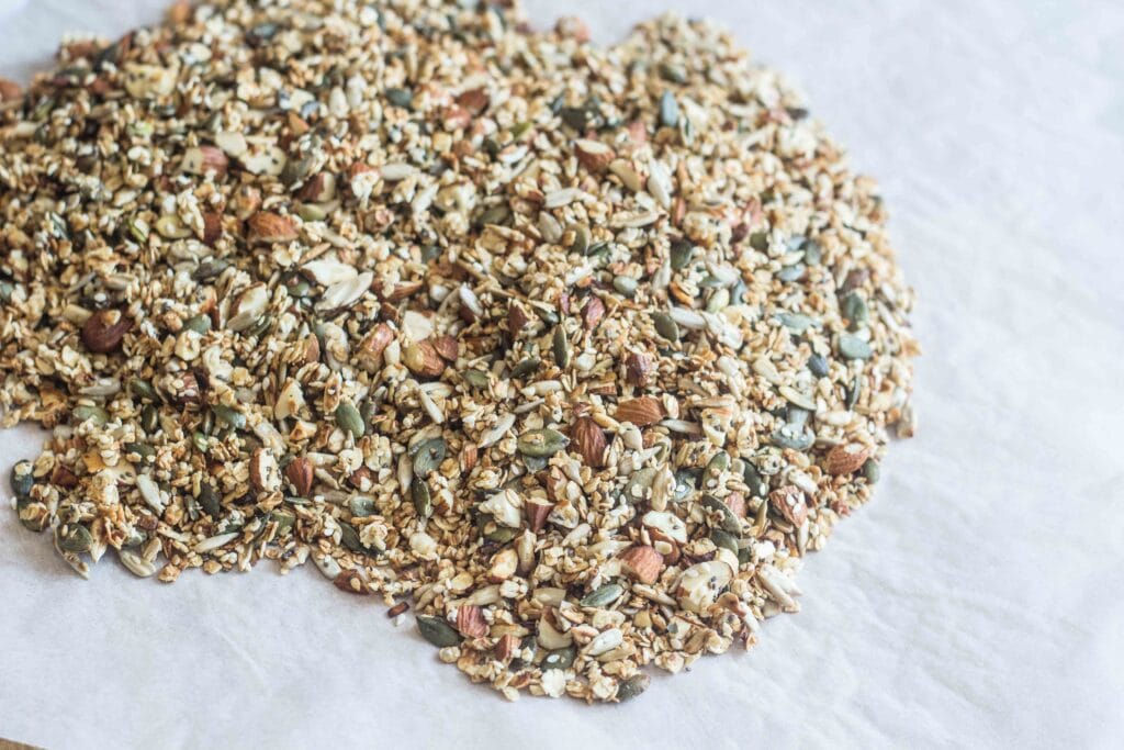 Hurtig og sprød granola på panden