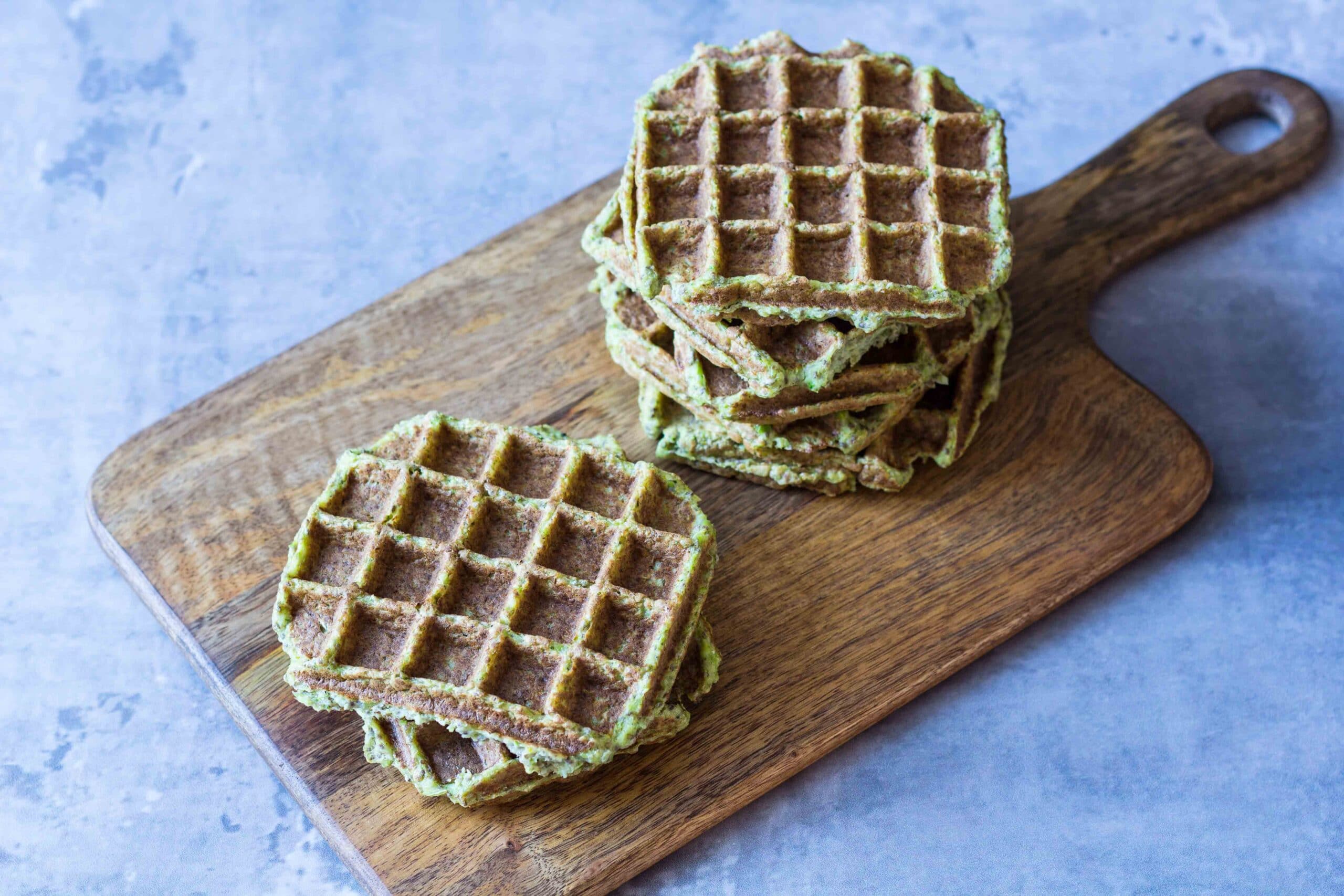 Broccolivafler med chiafrø