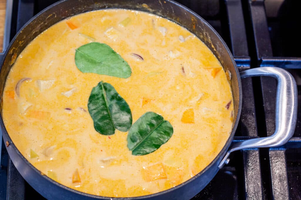 Massaman curry med kylling Massaman Gai