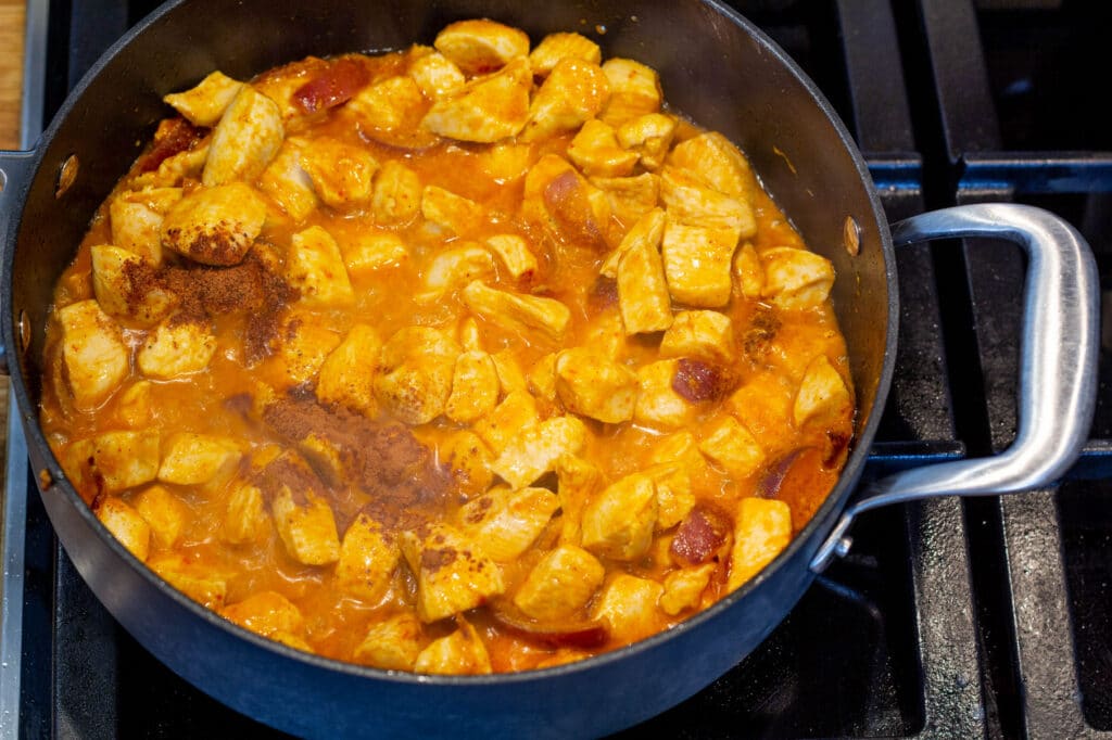 Massaman curry med kylling Massaman Gai