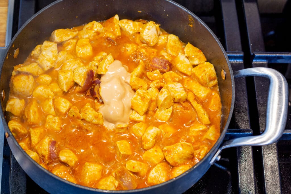 Massaman curry med kylling Massaman Gai