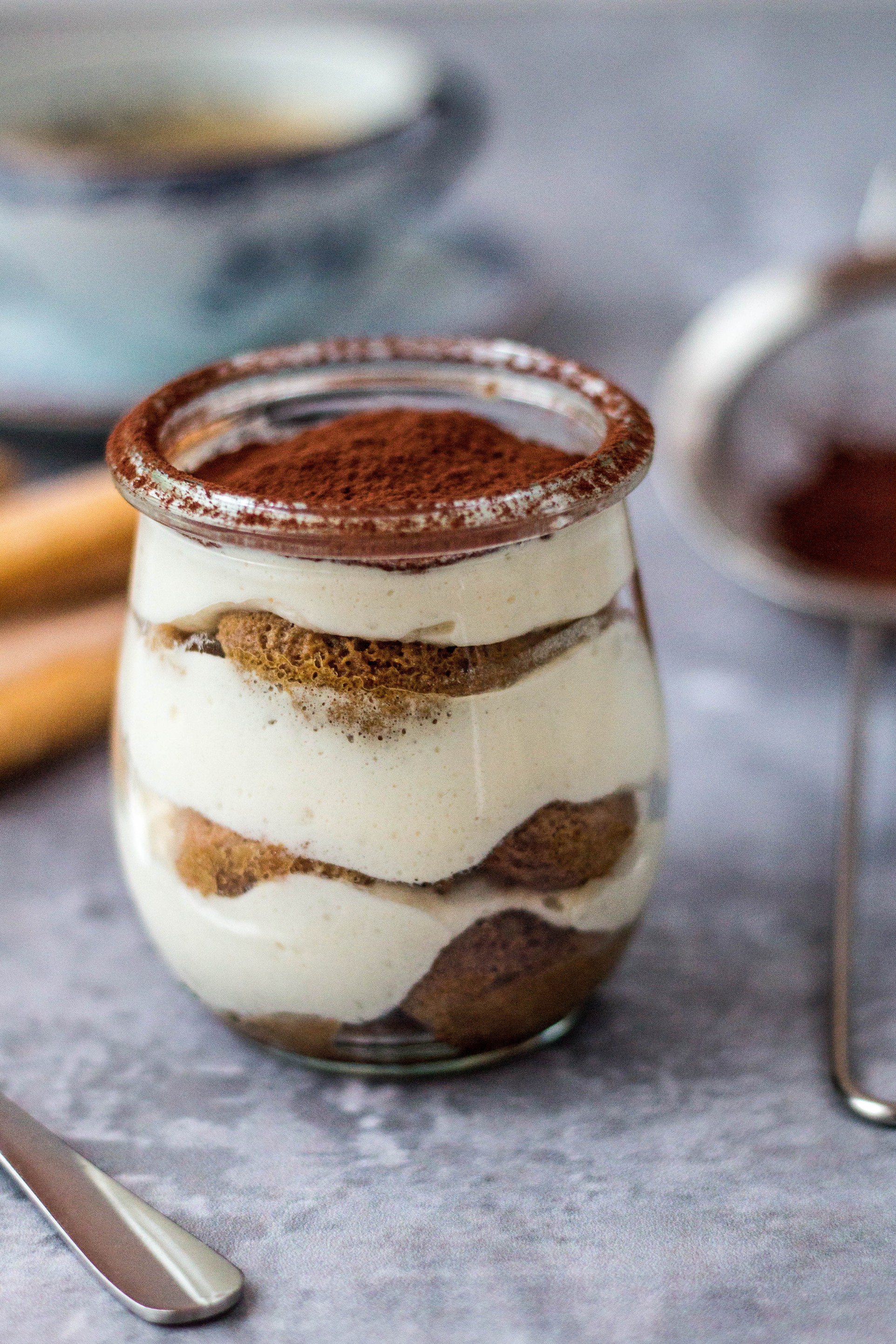Tiramisu i glas | Opskrift på super fine portionsanrettede tiramisu