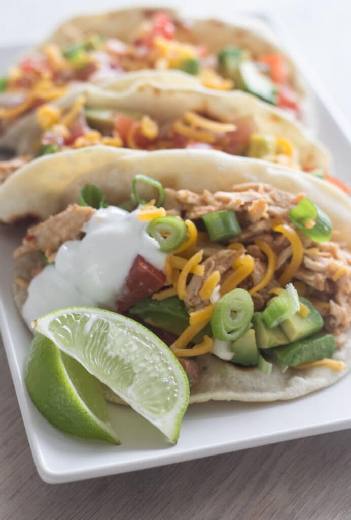Tacos Tacos med pulled turkey