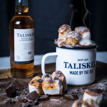 Varm chokolade med whisky - Talisker whisky