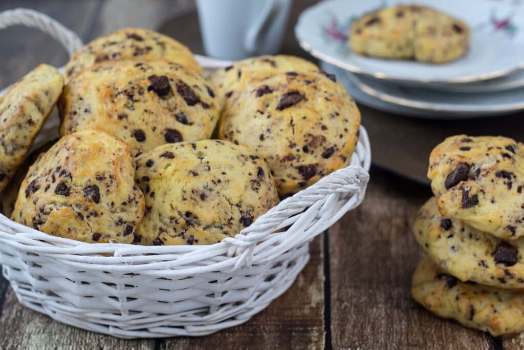 Chokoladescones