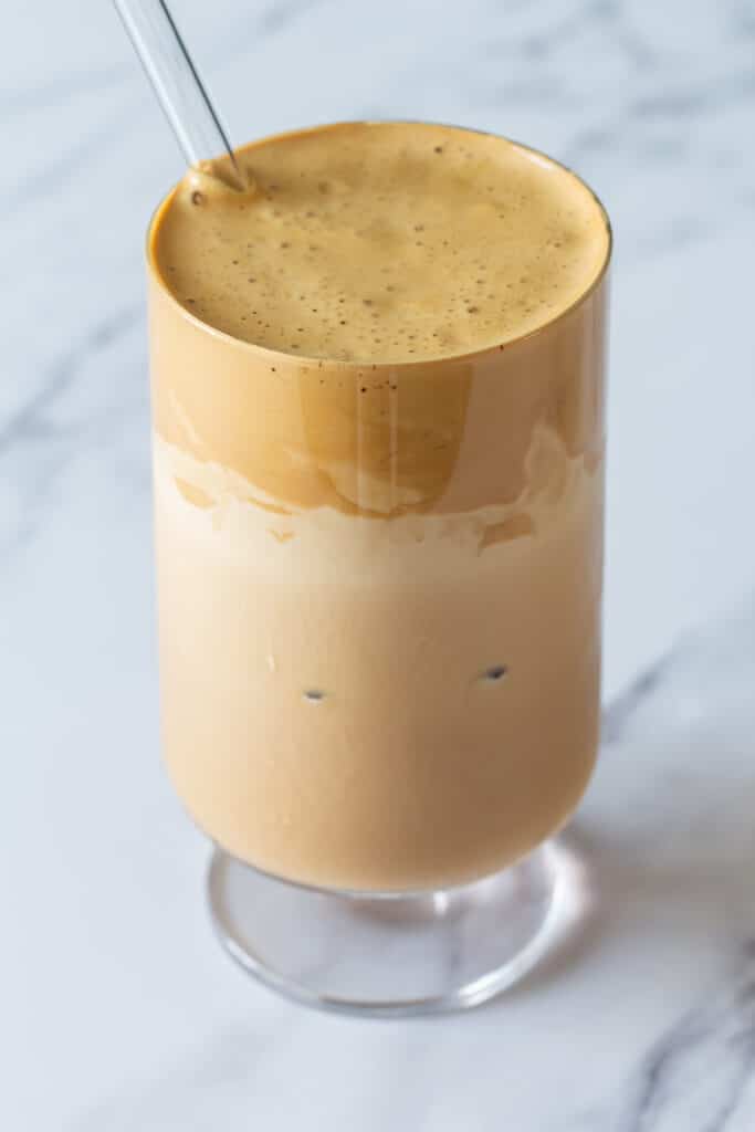 Dalgona kaffe - dalgona coffee