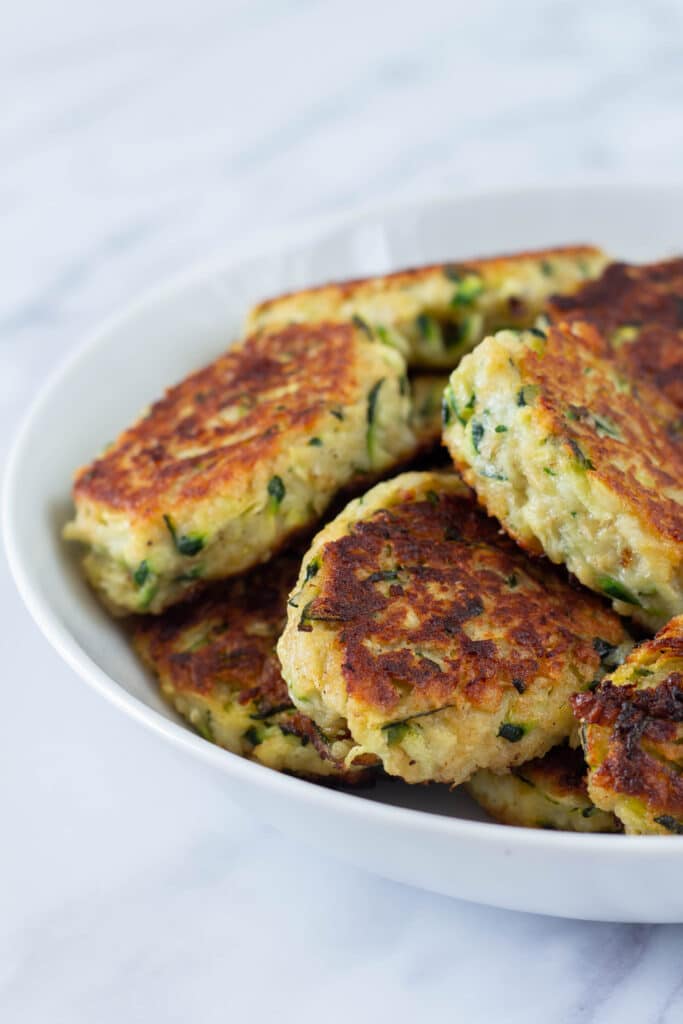 Squashfrikadeller vegetarfrikadeller vegetariske frikadeller