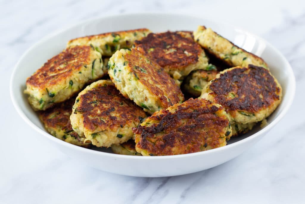 Squashfrikadeller med parmesan