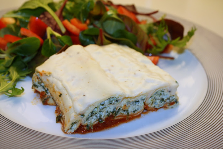Cannelloni med spinat og ricotta