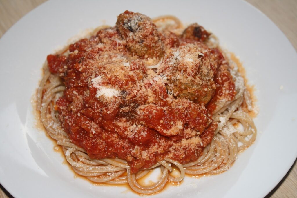 spaghetti meatballs
