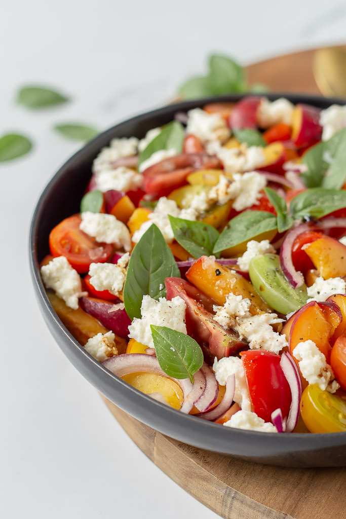 Sommer salat Tomatsalat med nektariner
