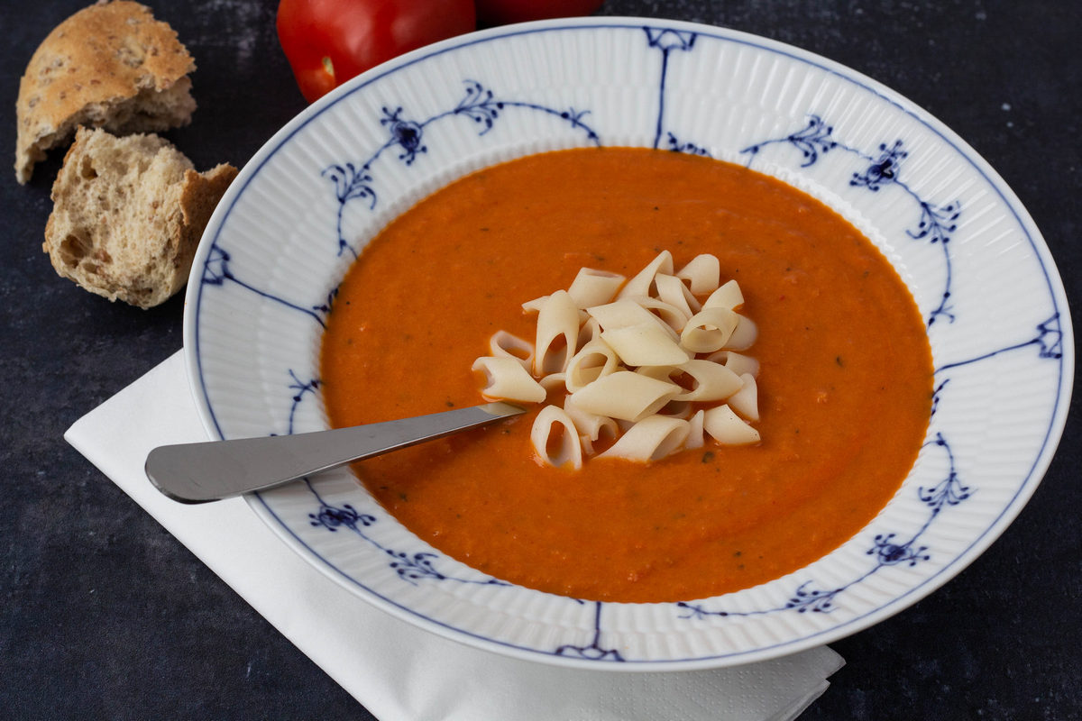 Tomatsuppe med mascarpone
