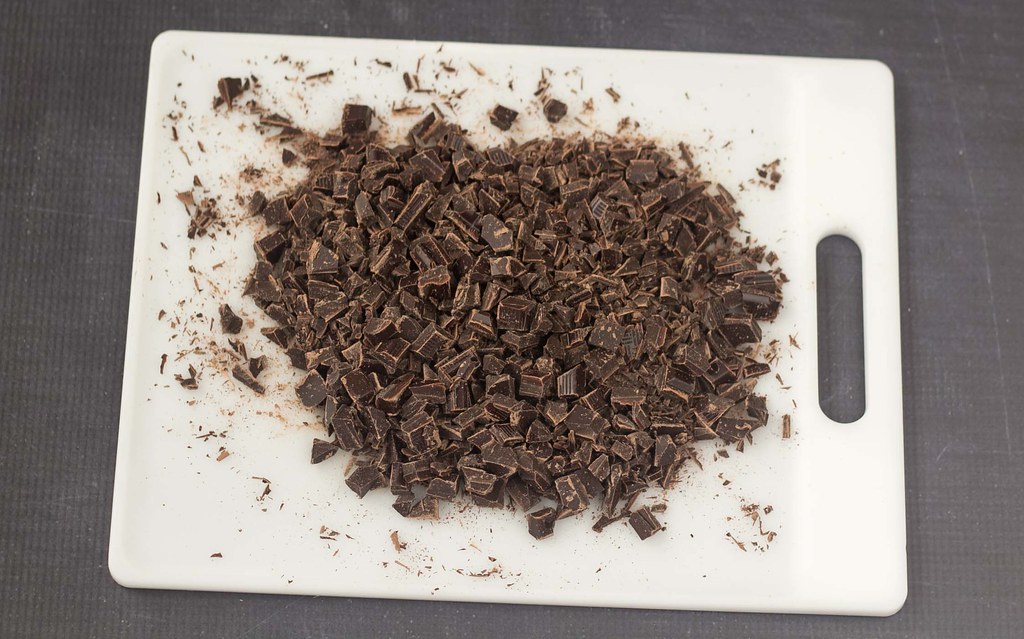 Hakket chokolade