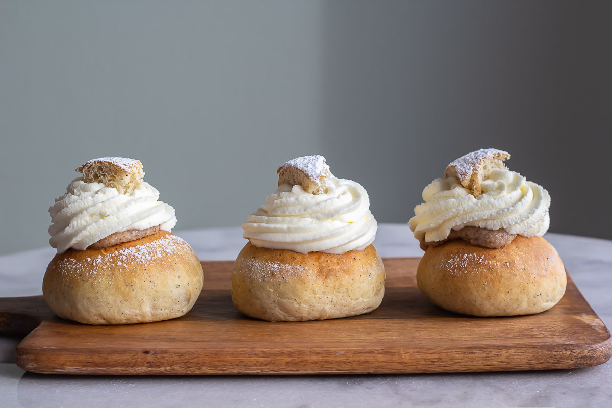 Semlor - svenske fastelavnsboller