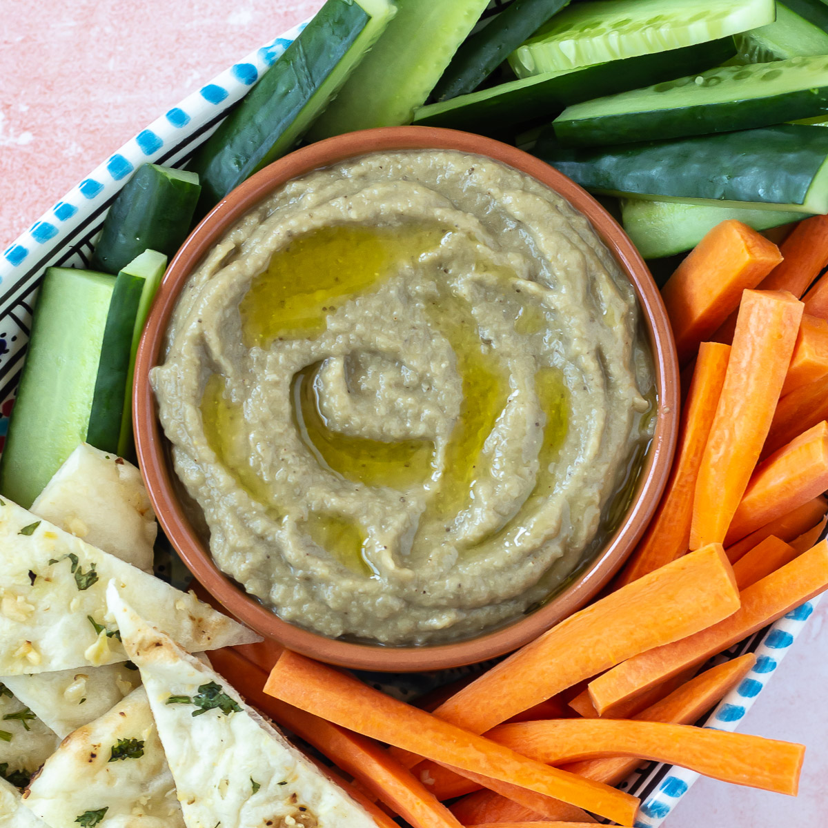 Baba ganoush - cremet auberginedip