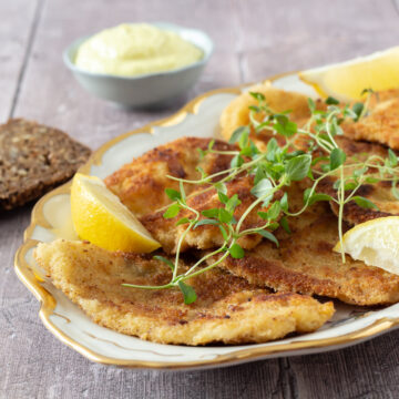Fiskefilet paneret roedspaettefileter