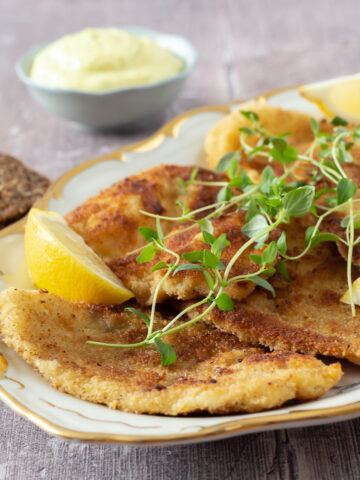 Fiskefilet paneret roedspaettefileter