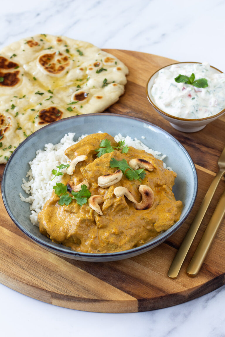 Chicken Korma Lækker opskrift på en cremet indisk korma med kylling