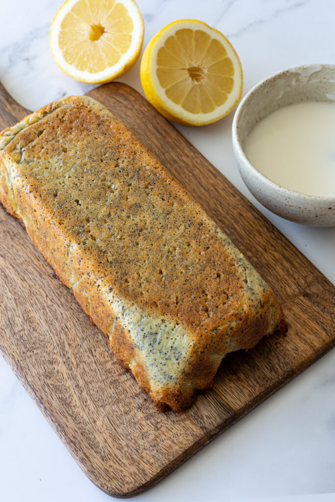 Citronkage med birkes og marcipan ()