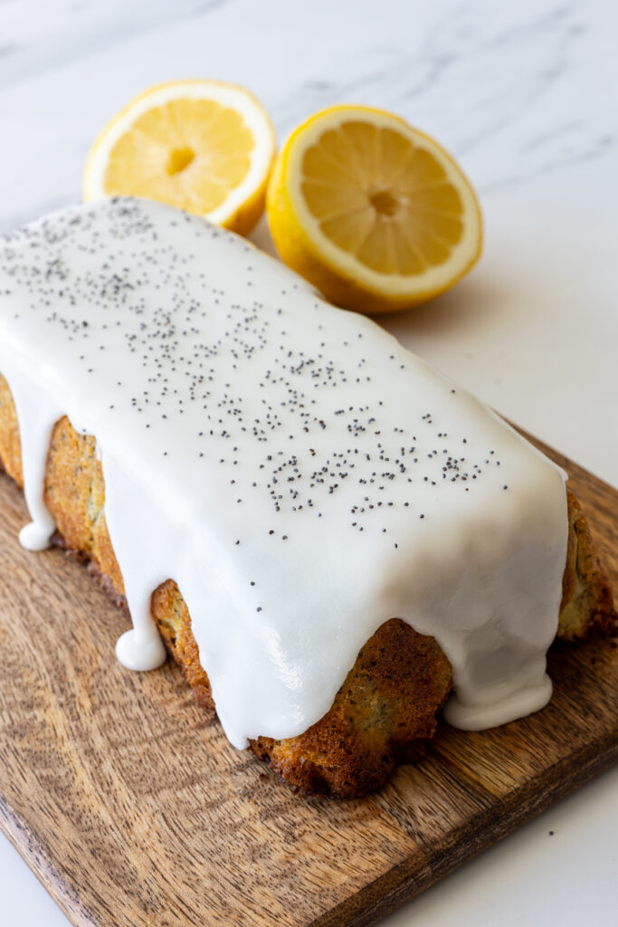 Citronkage med birkes og marcipan ()