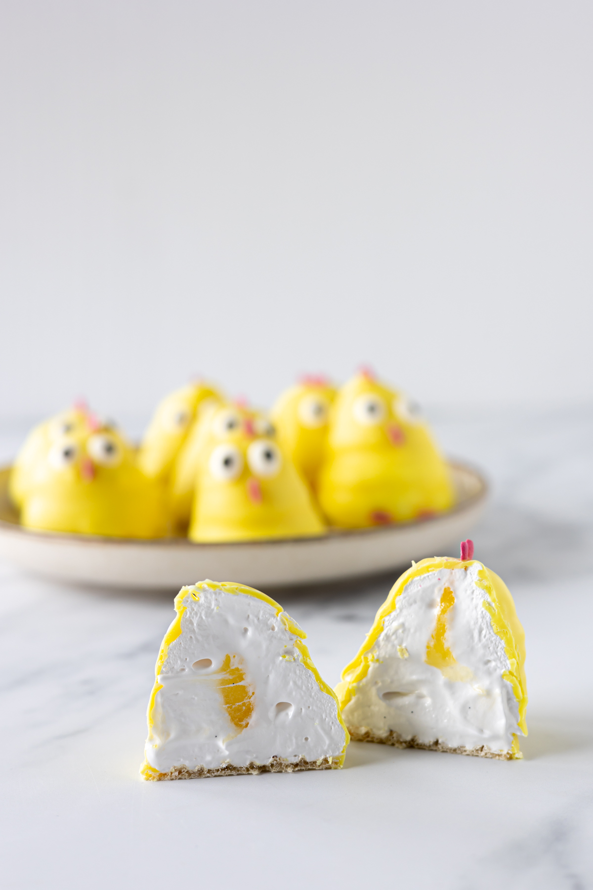 Flødeboller med lemoncurd