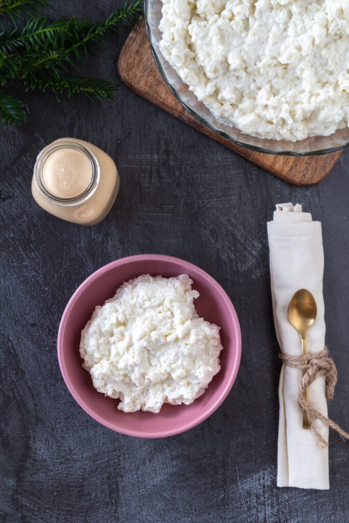 Risalamande med karamelsauce