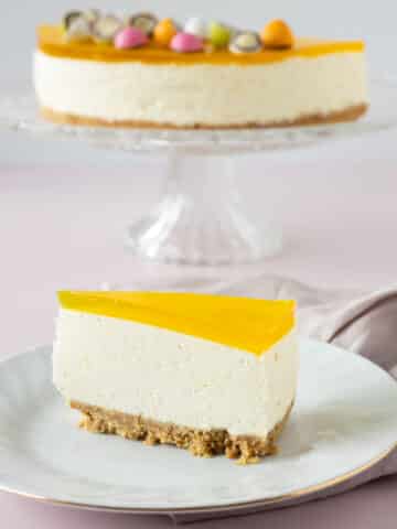 Citron cheesecake påskecheesecake ()