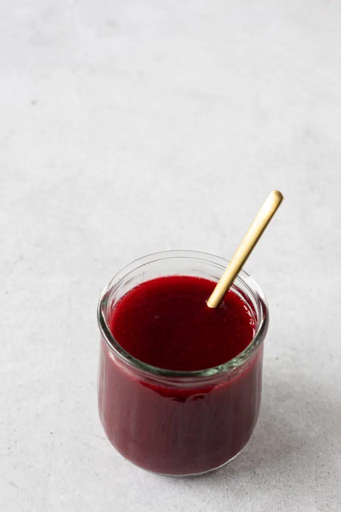 Hindbærcoulis - hindbærsauce