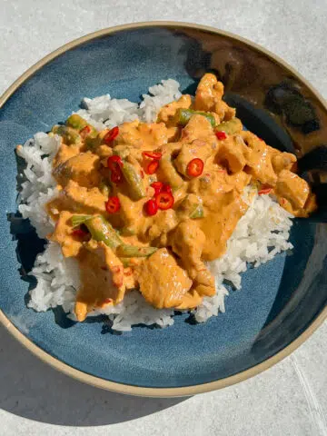 Panang Moo Panang karry med svinekød ()