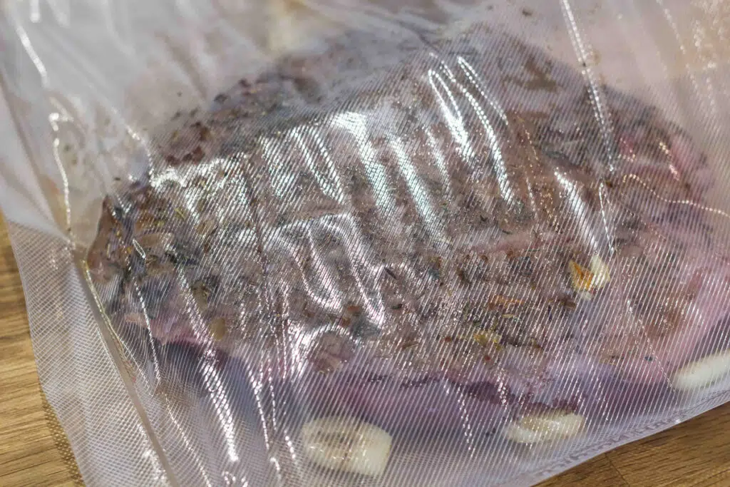 Okseculotte (sous vide) ()