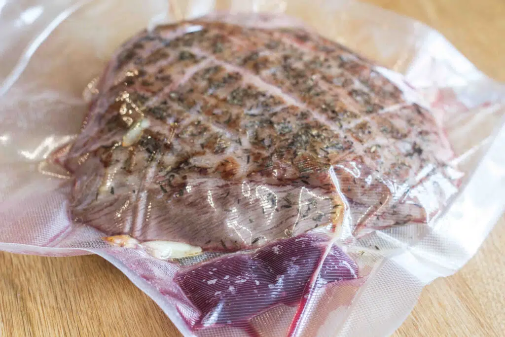 Okseculotte (sous vide) ()