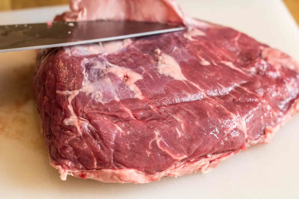 Afpudsning af Okseculotte