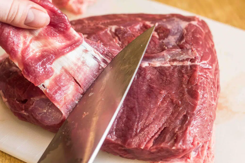 Afpudsning af culottesteg