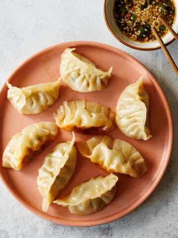 Gyoza med kylling japanske dumplings ()